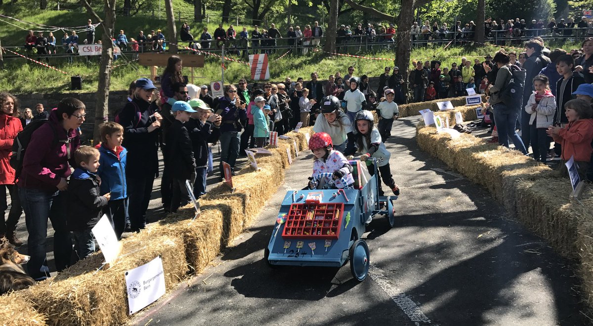 Nächstes Wochenende (27./28./29.4) ist es wieder soweit: #Seifenkistenrennen am Klösterlistutz. ^a