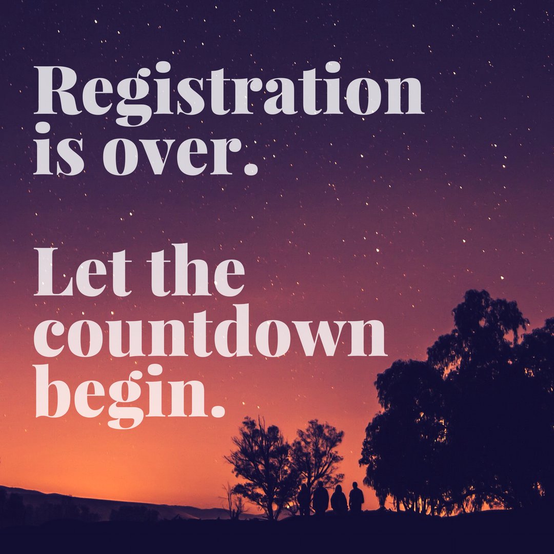MIST Fam! Registration for MIST Boston Weekend might be over *sadface*, but now we can finally countdown till the actual weekend, get excited! #GetMISTified