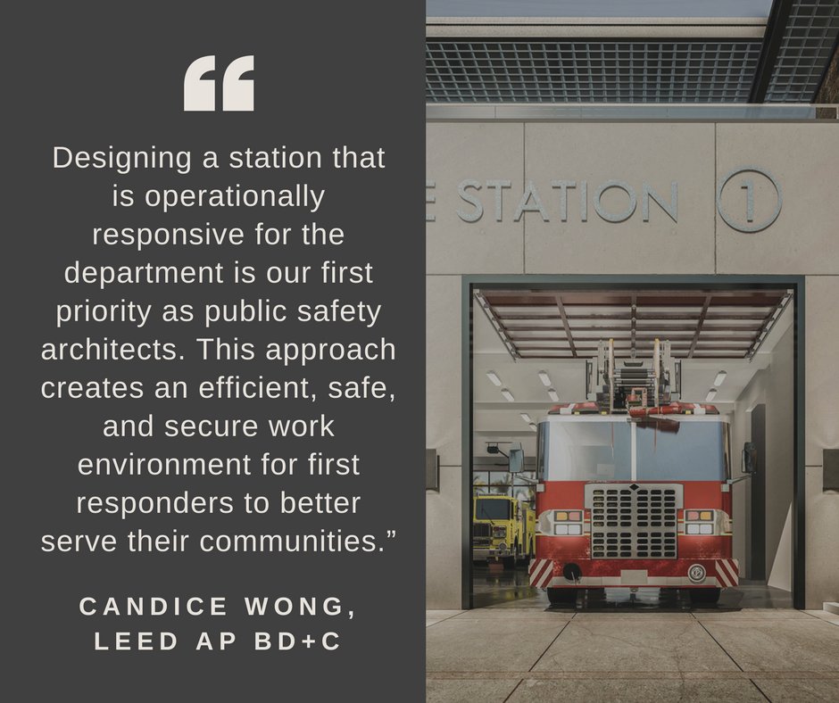 pubsafetyarch's tweet image. Don&apos;t let just anyone design your station! #publicsafetyarchitecture #devilisinthedetails #firestationdesign