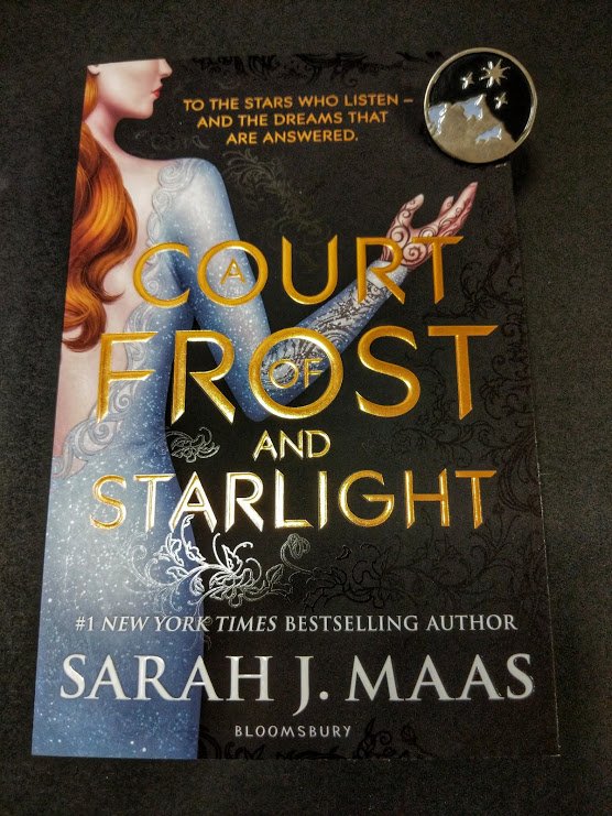 New OTP: A COURT OF FROST AND STARLIGHT and the Night Court pin! 