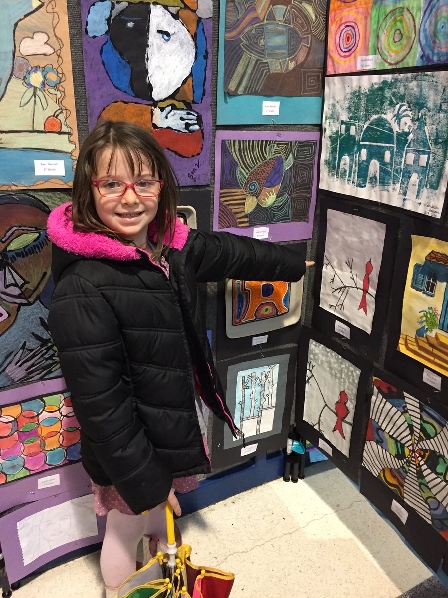 Love my Art students at Dobbs! RISD Art Show#dobbslearns