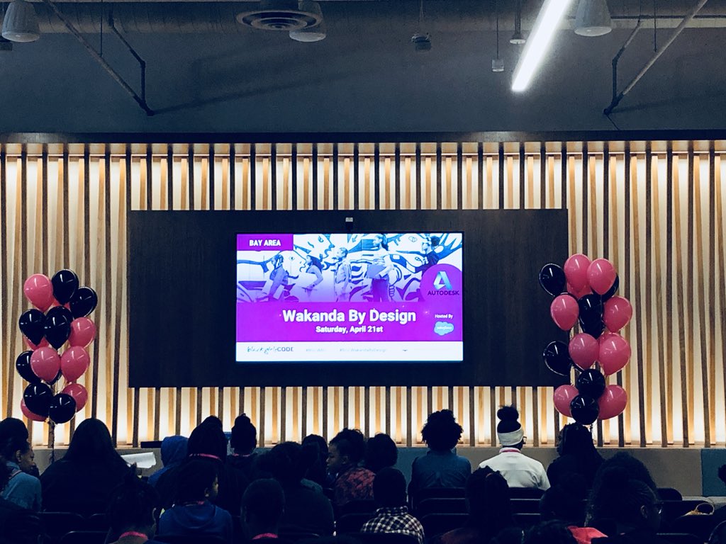 BlackGirlsCode's tweet photo. #BGC3DPrint - Wakanda By Design April 21st -today hosted by Salesforce and AUTODESk https://t.co/RiO6pu5pFT
