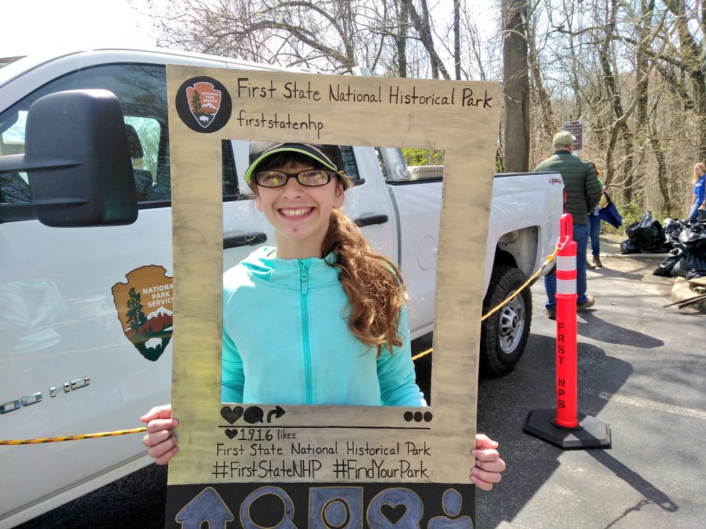jrrangersarah's tweet photo. #BuddyBison and I got to visit #FirstStateNHP in #Delaware today! #NationalParkWeek #FindYourPark #JuniorRanger #JuniorRangerDay https://t.co/ALXUTRkt0c