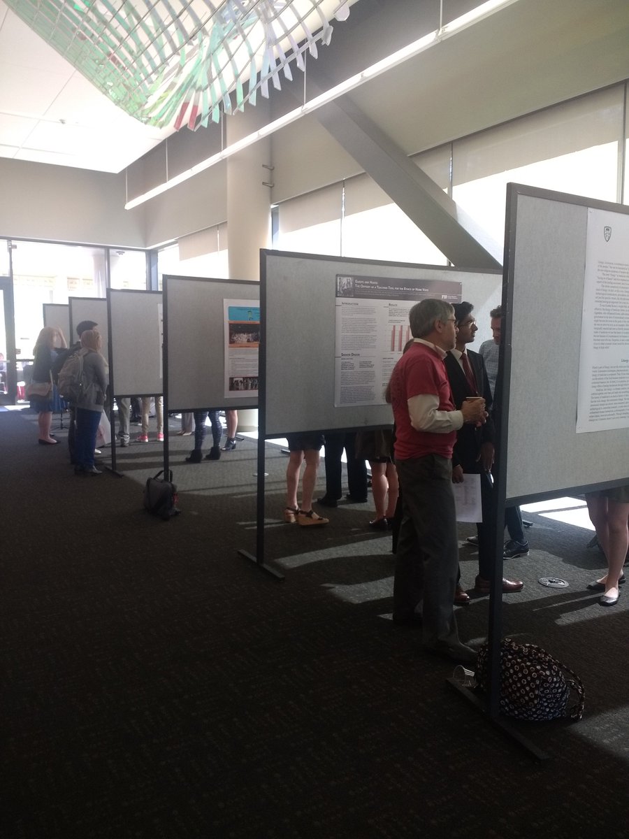 StanfordF200's tweet photo. First round of poster sessions is going great! #Frankenstein200 #hhc2018 https://t.co/1ZUnn810yV