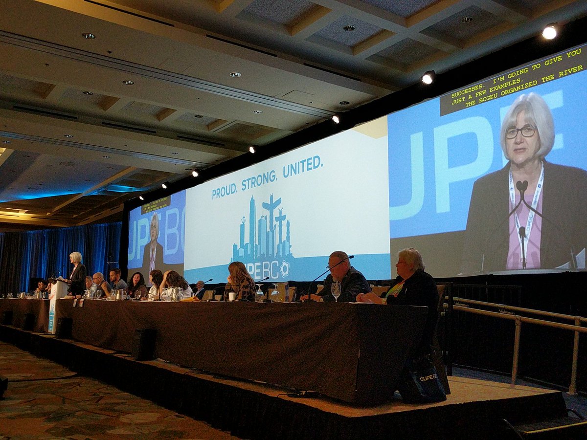 H__Sandhu's tweet photo. BC Federation of Labour President Irene Lanzinger: "Unions make society more equal". "The gap between rich & poor is less in countries with greater unionization rates."
@bcfed @ilanzinger @CUPEBC @cupenat @bcgeu @aaronekman #bcpoli #CUPEBC18 https://t.co/Zx4OZdExeA