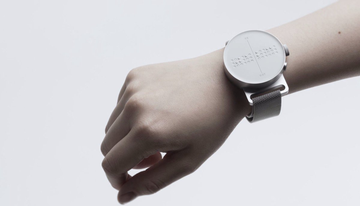 TEDx's tweet photo. A smart watch for the blind: https://t.co/CPbrLQN8Ek @TEDxGateway https://t.co/kKVCW6Bodj