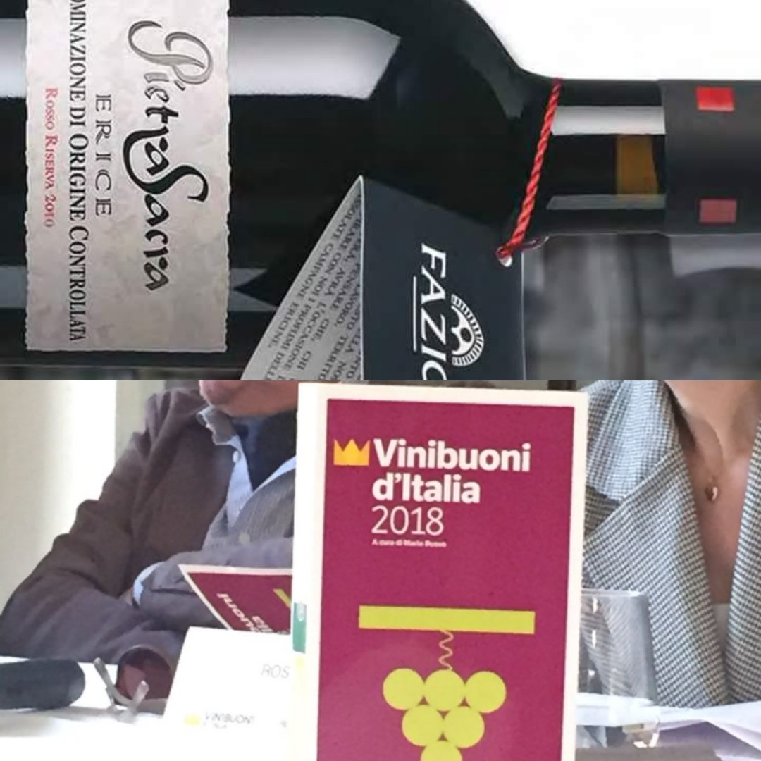 FazioWines's tweet photo. Indiretta a #marsala presentazione guida Vini Buoni d'Italia e Premiazione, al nostro #Pietrasacra #Rosso #riserva #Ericedoc 4stelle-corona! #sicily #wine #vini https://t.co/0DAah1yAOU