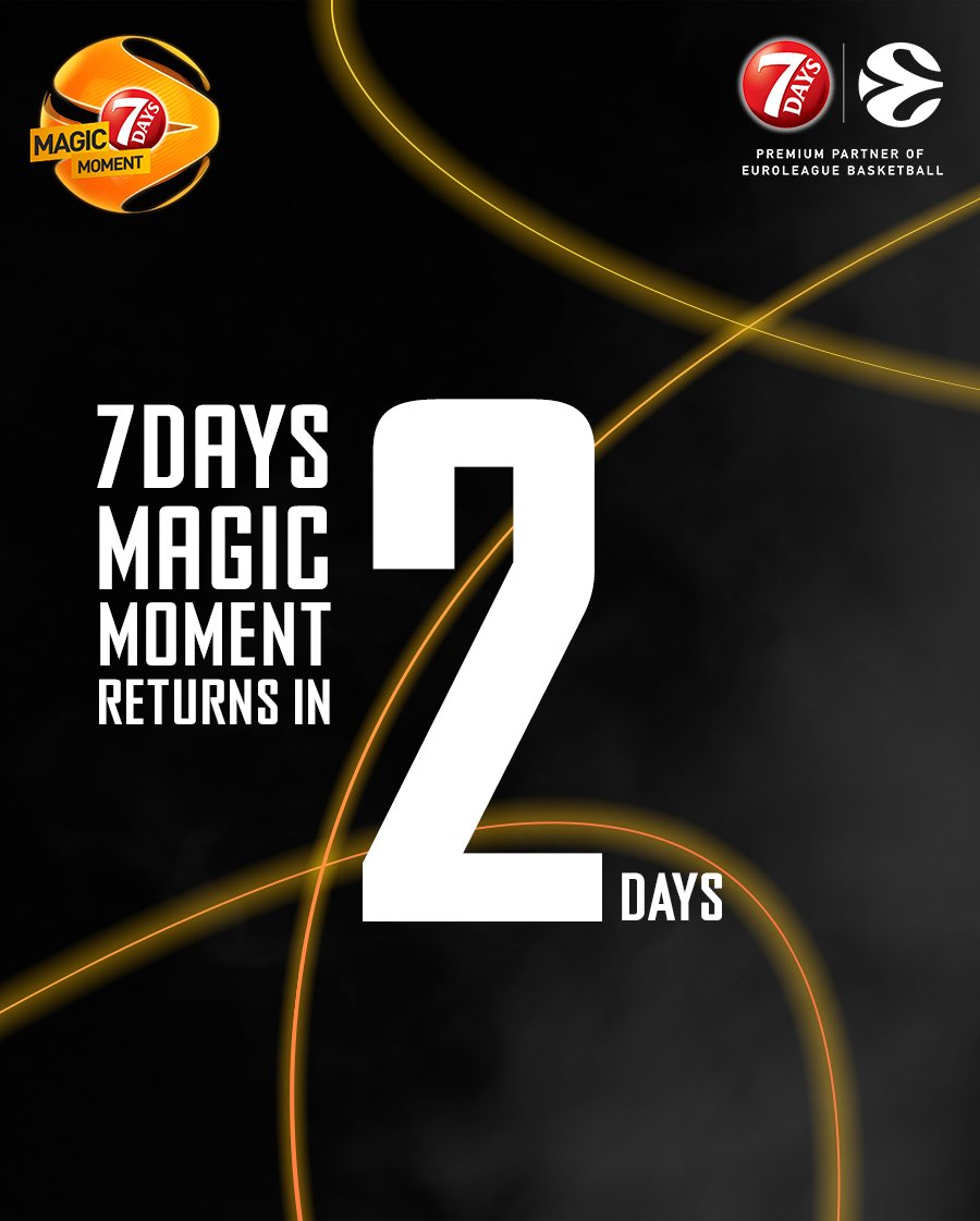 7DAYS Magic Moment contest is back in 2 days. Stay tuned! #7DAYSMagicMoment