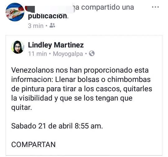 ClaudiaEmes's tweet photo. #SOSNicaragua compartan https://t.co/ITRjUKbF53