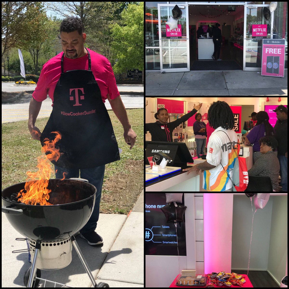 TMo_Cass's tweet photo. Customer Appreciation at T-Mobile on Panola Rd!! Giving back the the #community #customers #Tmobile #customerappreciation #beyondwireless #Uncarrier @TMOBrianP @MSGOutreach @JonFreier @JohnLegere @jackhjohnson @ADreDon https://t.co/hU7XC1XGGZ