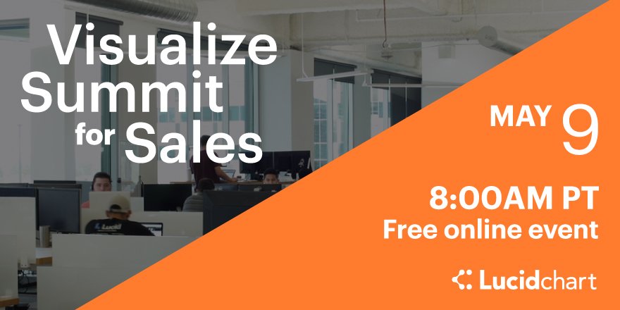 aliceheiman's tweet image. Impressive lineup of sales speakers for the @lucidchart #VisualizeSummit happening on May 9th. Catch my session! Register for free bit.ly/2H3gfaV