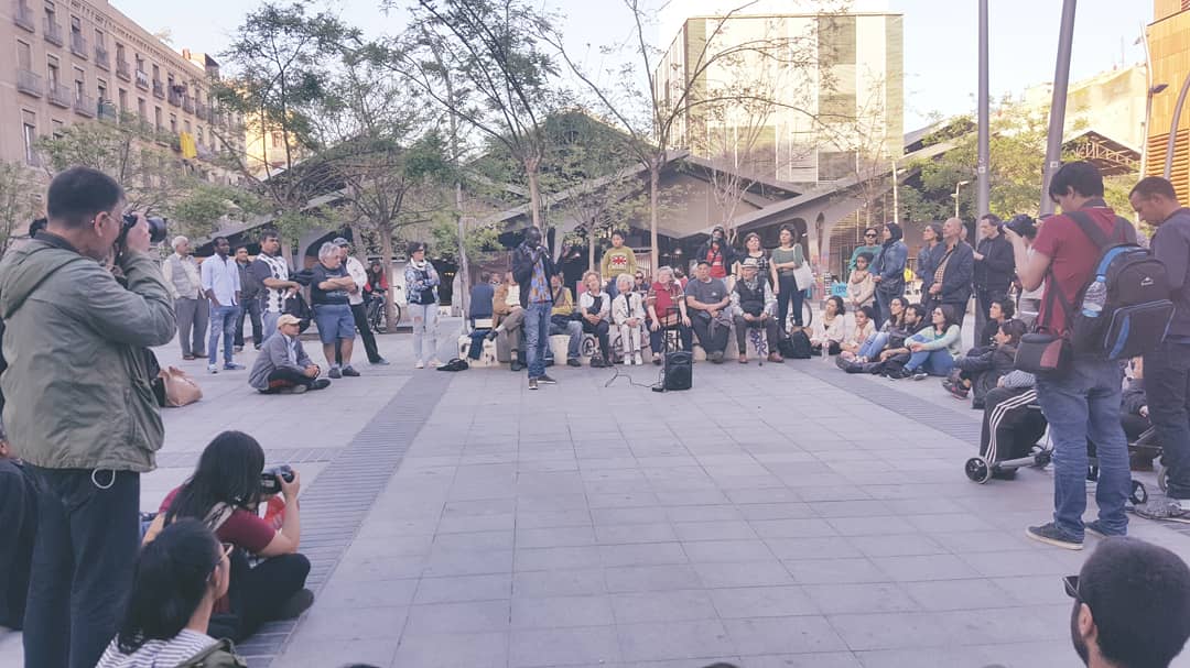 Asamblea contra el racismo y por los derechos de las personas migradas y refugiadas. #Barcelona #refugio #migrantes