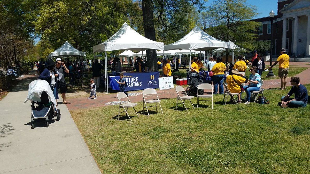 HigheredTerry's tweet photo. So many cool stops to make today at #UNCGscifest! Proud that @UNCG is providing people of all ages the opportunity to see just how much fun science, and learning, can be! https://t.co/sTpYn2MDRx