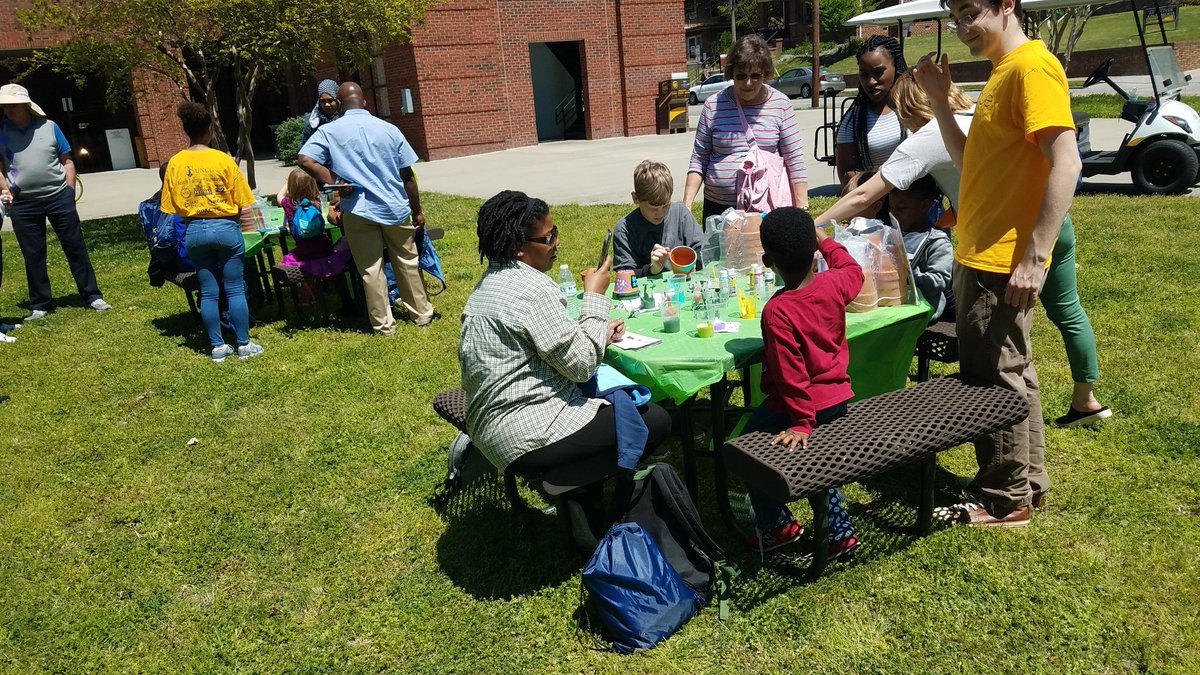 HigheredTerry's tweet photo. So many cool stops to make today at #UNCGscifest! Proud that @UNCG is providing people of all ages the opportunity to see just how much fun science, and learning, can be! https://t.co/sTpYn2MDRx