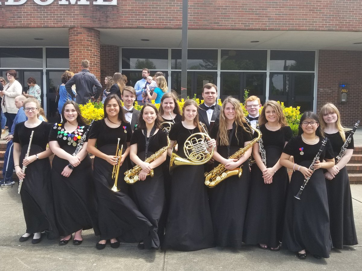 Albertville Band students at the Alabama All state Band Festival!
