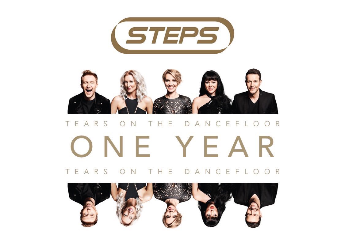 BestOfStepsFan's tweet photo. Happy #StepsSaturday have a great day everyone especially our favourite band and they are of course STEPS ๐ happy 1 year โtears on the dance floorโ we love you and so proud of you all ๐ @Ianhwatkins https://t.co/E5xyuLM57O