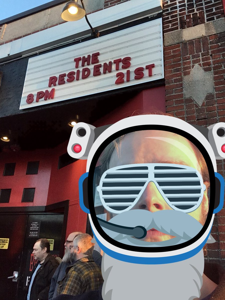 TheirEarlyStuff's tweet photo. We’re here... @theResidents in Boston! https://t.co/xCojVxdqVc