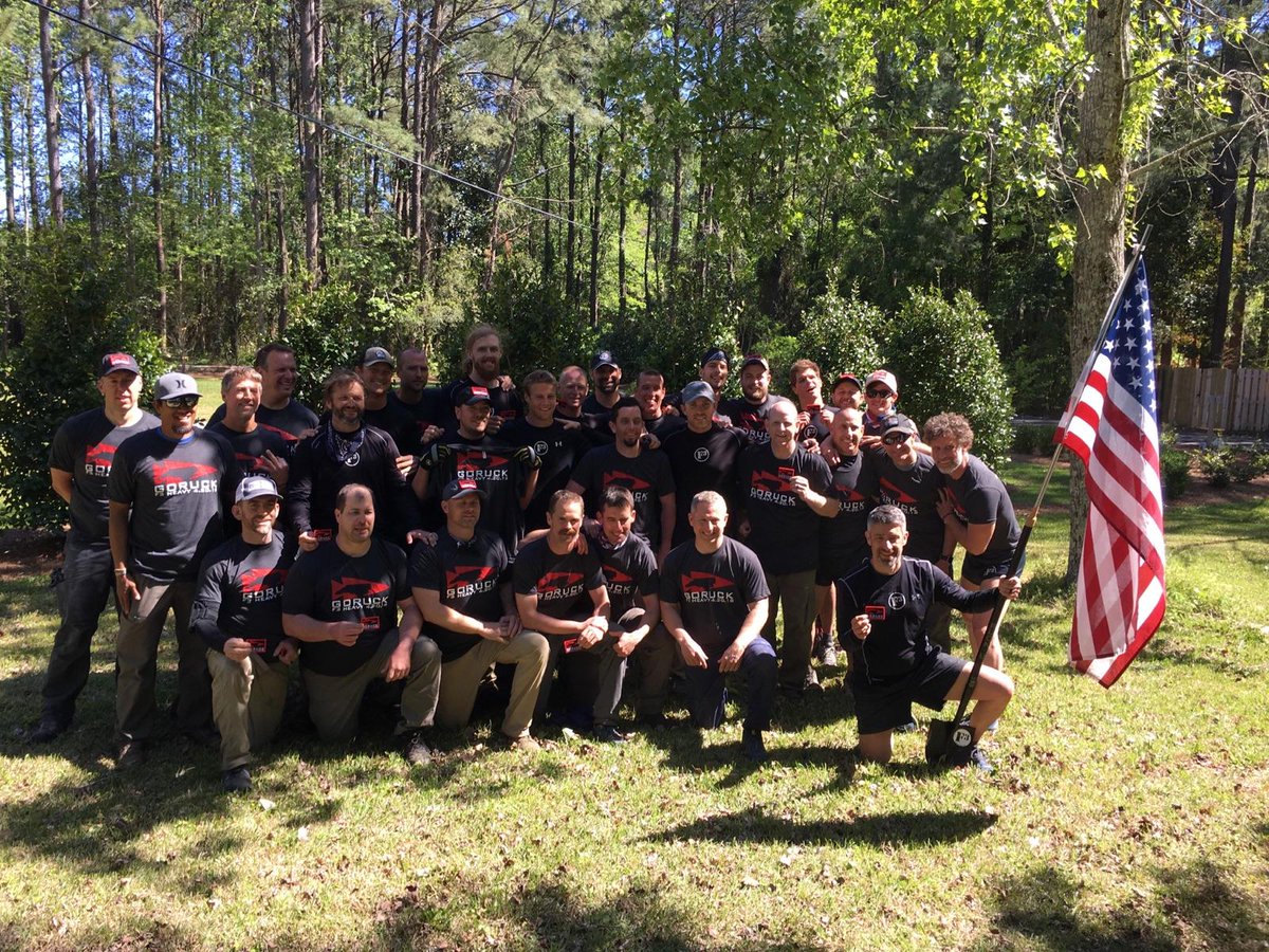 <a href="/F3NationRuck/">F3 Nation Rucking</a> Yesterday 32 men began Custom GRH 239. This afternoon 29 Pax from <a href="/F3Raleigh/">F3 Raleigh</a> <a href="/f3capefear/">F3CapeFear</a> <a href="/F3ENC/">F3ENC Crossbones</a> <a href="/f3carterico/">F3 Carterico</a> we're patched by Cadre JC and Heath. 44 miles, over 24 hrs, snorkel PT, leadership exercises, etc. were experienced by all. Great work men! <a href="/GORUCK/">GORUCK</a>