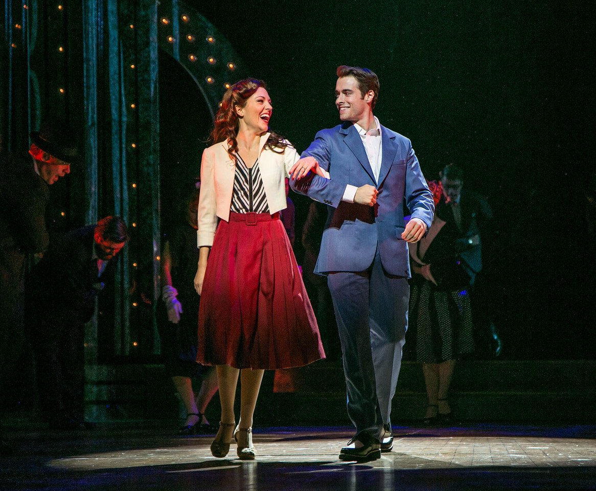 broadwaycom's tweet photo. ICYMI: Broadway's @BandstandBway, starring @NapOnACott &amp; @LauraOsnes, will arrive in cinemas! https://t.co/qxCs6yqbcw https://t.co/HTDYhpO2HT