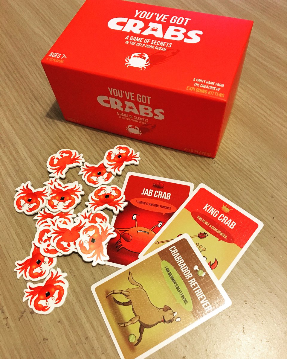 BenHughes30's tweet image. Definitely our favourite game at the moment... @gameofcrabs is amazing! #YouveGotCrabs #Crabs #NotSoSubtle #SaturdayNightGameNight #Secrets