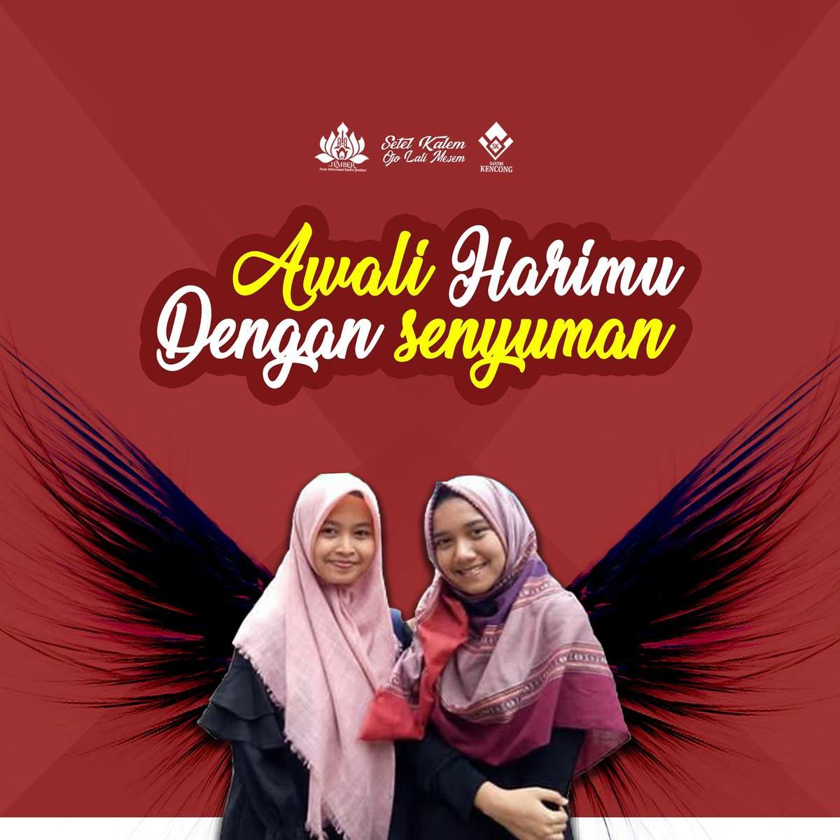 santrikencong's tweet photo. Selamat pagi
Selamat beraktifitas
Awali pagi dengan senyuman 😊
____
#santri
#alasantri
#santrijatim
#santrijember
#santrikencong 
#santrijawatimur
#santrikencongjember 

#aisnusantara  #aisjawiwetan #aisjember https://t.co/bkBTOIvY8n