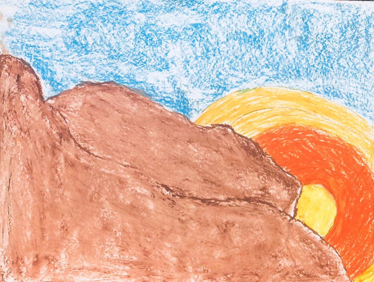 MsWiningArt's tweet photo. Simplistic study of landscape and art history lesson in 5th grade @DiemerEagles512 https://t.co/wUmxuKtbTE