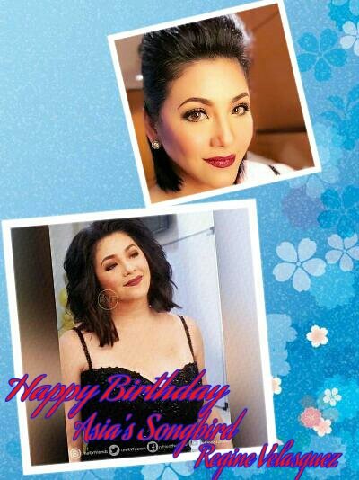 Happy birthday asia\s songbird Regine velasquez alcasid      