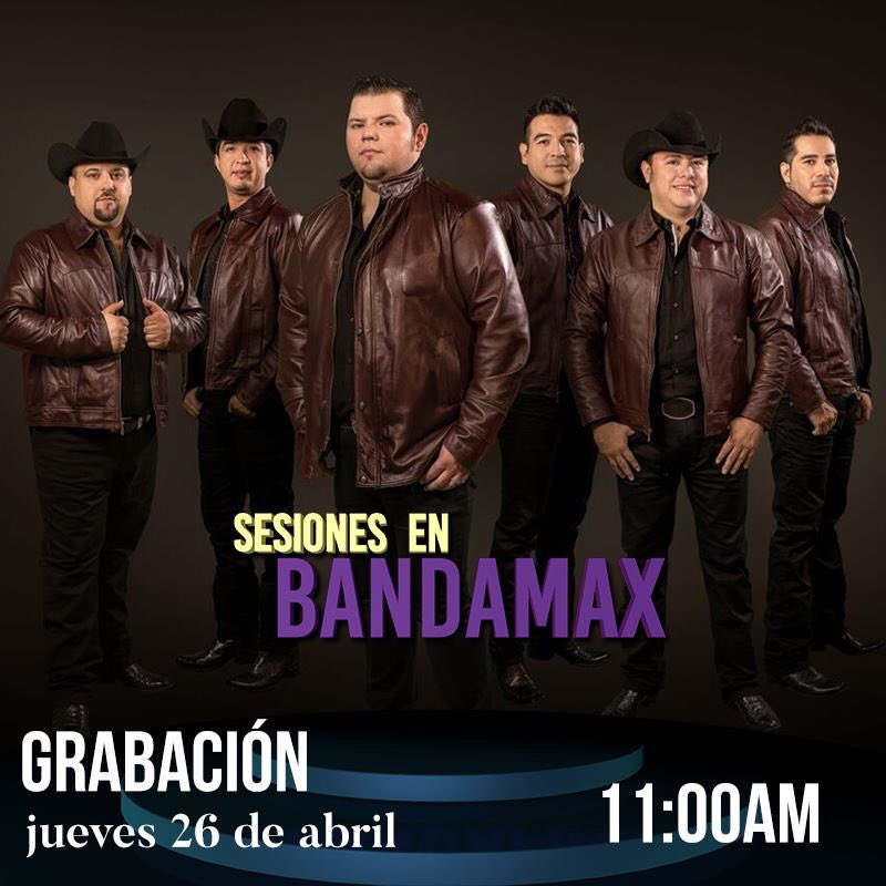 TvBandamax's tweet photo. El jueves 26 de abril a las 11am @DUELOOFICIAL te espera en la grabación de #SesionesEnBandamax en la XEW, CDMX🤠 https://t.co/rkiw7pSPO3