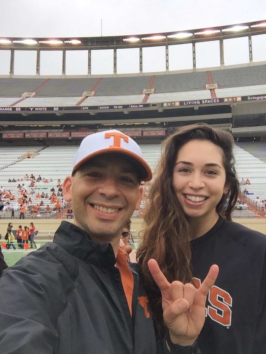 Father-daughter bonding time. #ThisIsTexas