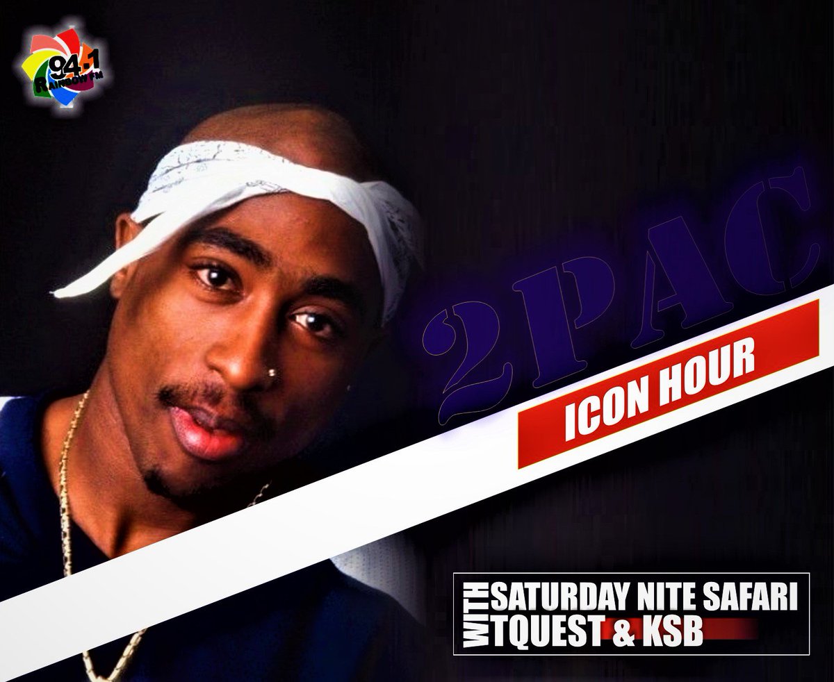 Rainbow941fm's tweet photo. Saturday Nite Safari w/ @OfficialTQuest x @iamksbassey  | 📻🔥

🎵▶ | 'All Eyes On Me' @2PAC | #IconHour

#SaturdayNiteSafari https://t.co/rUzXhak5Pf
