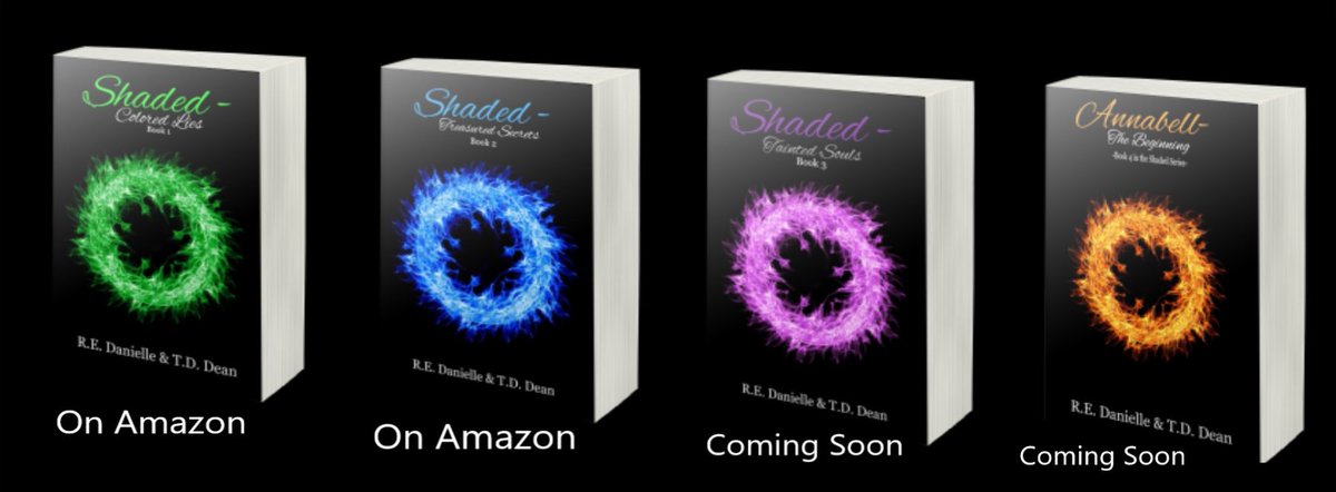 BlazingZaneBlog's tweet photo. Coming soon: Shaded: Tainted Souls by R.E. Danielle and T.D. Dean
Book one- Shaded: Colored Lies $0.99
Amazon: https://t.co/kii8qh9ndJ
Amazon UK: https://t.co/aT1363SI6c
AmazonCA: https://t.co/qnLeQGvghb
Book Two- Shaded: Treasured Secrets- $2.99 
Amazon: https://t.co/5KBCNxmOxU https://t.co/uyMBwmirOZ