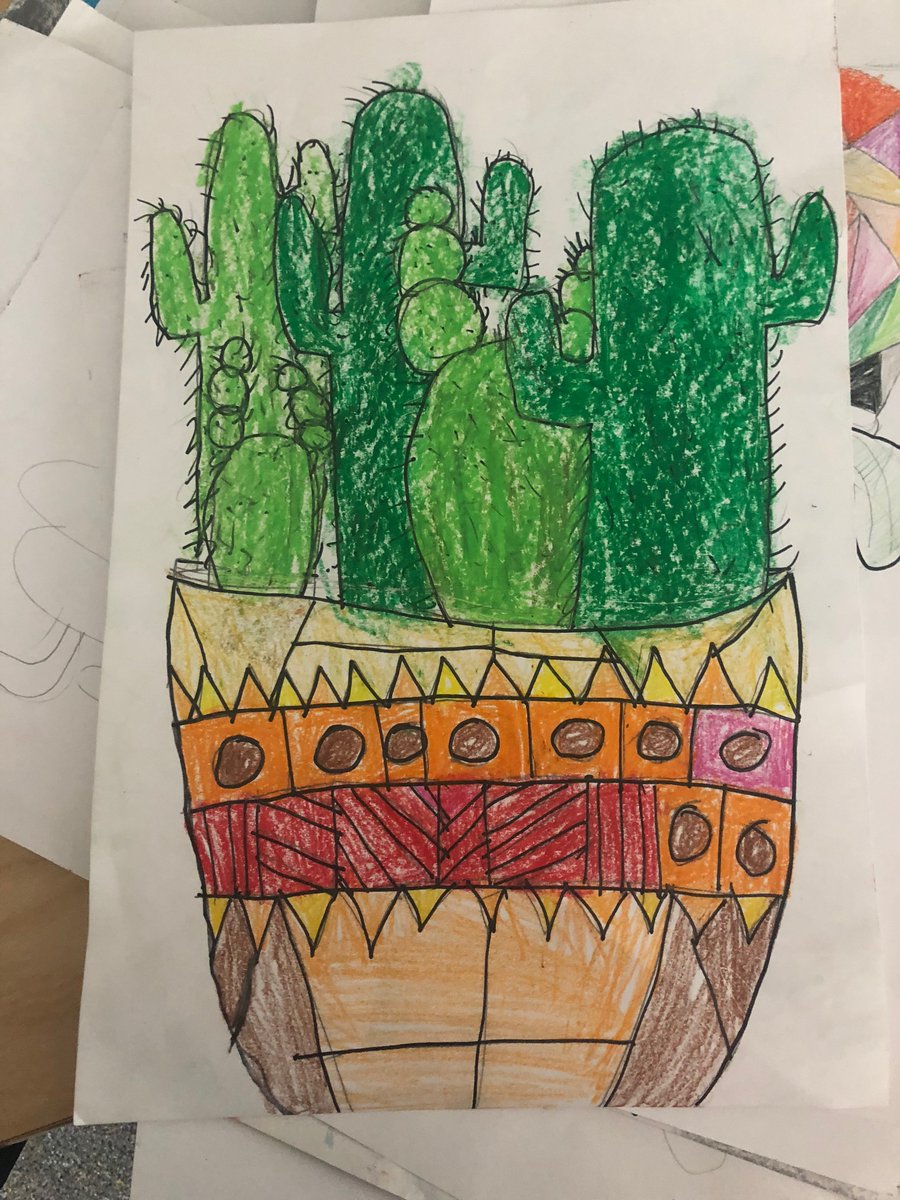 MsWiningArt's tweet photo. 5th grade artists creating one of a kind cactus drawings. https://t.co/IH6Wcn9YtN