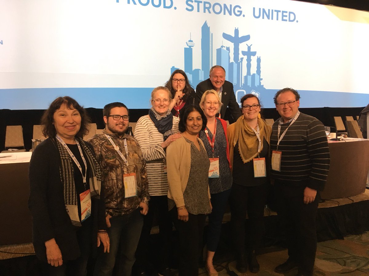 bookwormjulian's tweet photo. #cupebc18 Convention is over! @CUPE391 had an amazing time! See you all next year! https://t.co/L2eUMQJyR7
