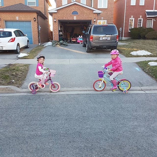 agcoady's tweet photo. My girls on the pain train. They heard me call it that once on my trainer and now they want to do it on their bikes :) https://t.co/11gw6BxpLB https://t.co/2qvYZGNG9k