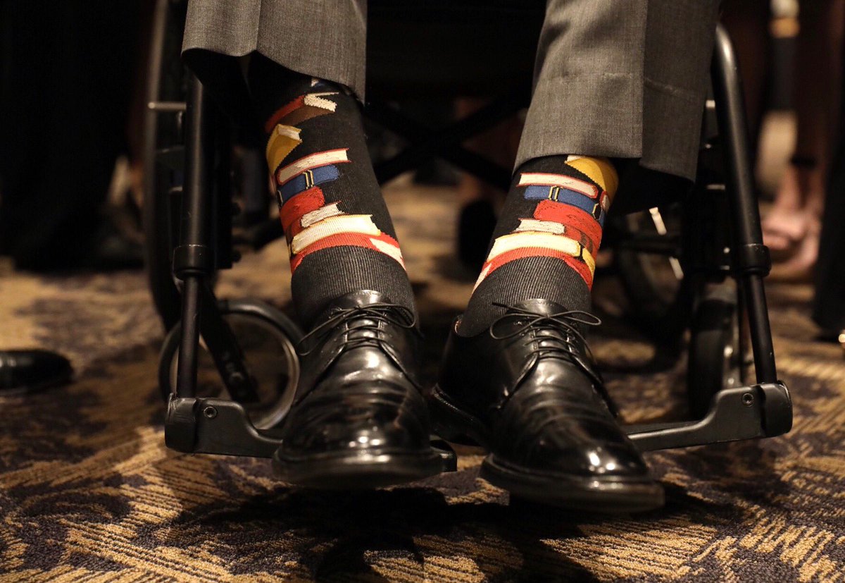 ammorrossa's tweet photo. @jgm41 @GeorgeHWBush Yes, i saw this pic of the socks @GeorgeHWBush wore to his beloved Barbara's funeral, as a tribute to her devotion to #literacy. https://t.co/OT9c5xiuCD