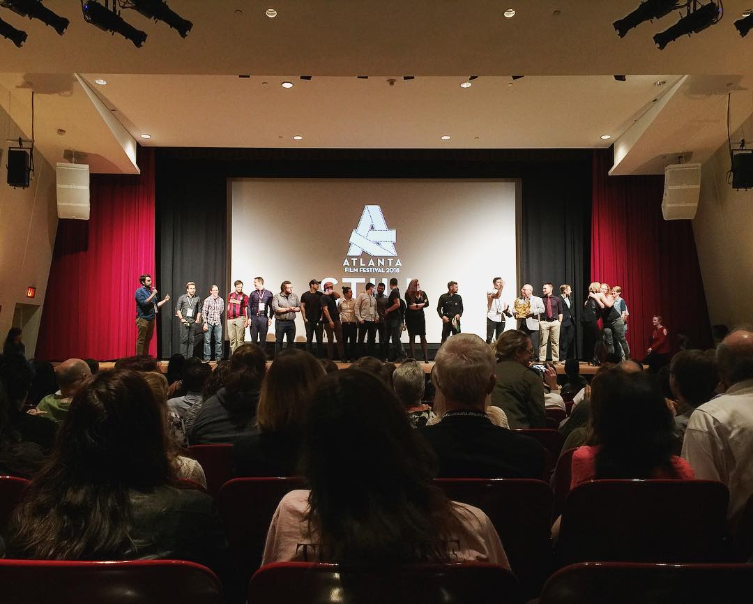 NickBloodFans's tweet photo. Nick is in Atlanta, USA, for the premiere of his movie 'Still'. Which had its world premiere at the Altanta Film Festival today. Some photos of the event: 
#NickBlood #Still #ATLFF https://t.co/m1b7HqdY7u