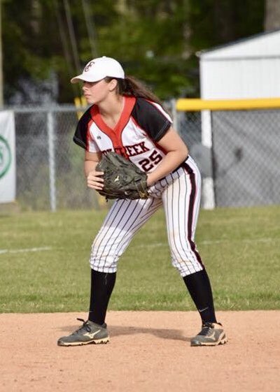 Melindabteaches's tweet photo. My beautiful daughter #soproud #shortstop #workhardplayharder https://t.co/XBGU12GBAn