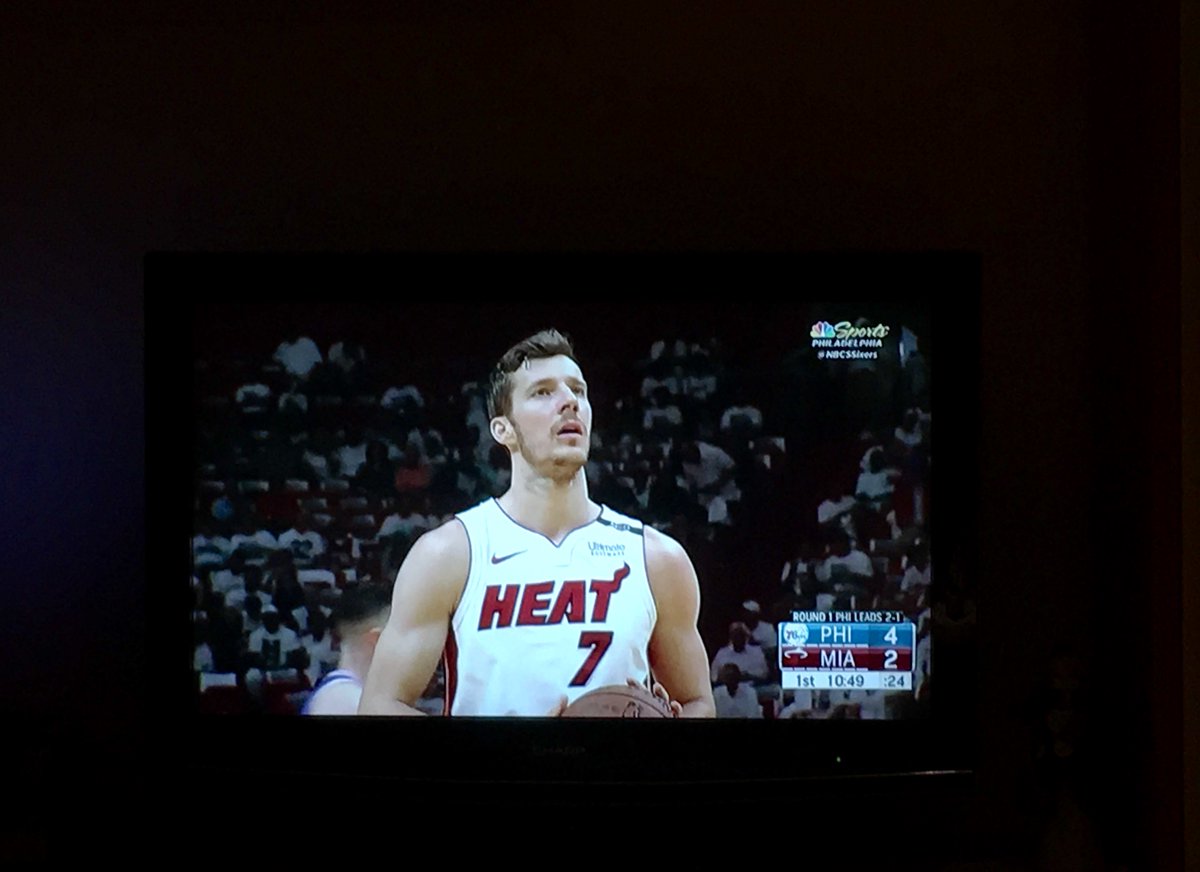 When on saturday evening at 20.30, you can watch live NBA playoff game with <a href="/Goran_Dragic/">Goran Dragić</a> and wishing him wining it. Amazing! Go Dragon! All the best from Slovenia! #TheDragon #NBA #MiamiHeat #GoranDragic #NBAPlayoffs2018 #basketball