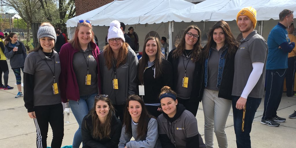 RowanSAA's tweet photo. Looking all #RowanPROUD at this morningโs #RunForRowan 5K! https://t.co/gJObUqjhjM