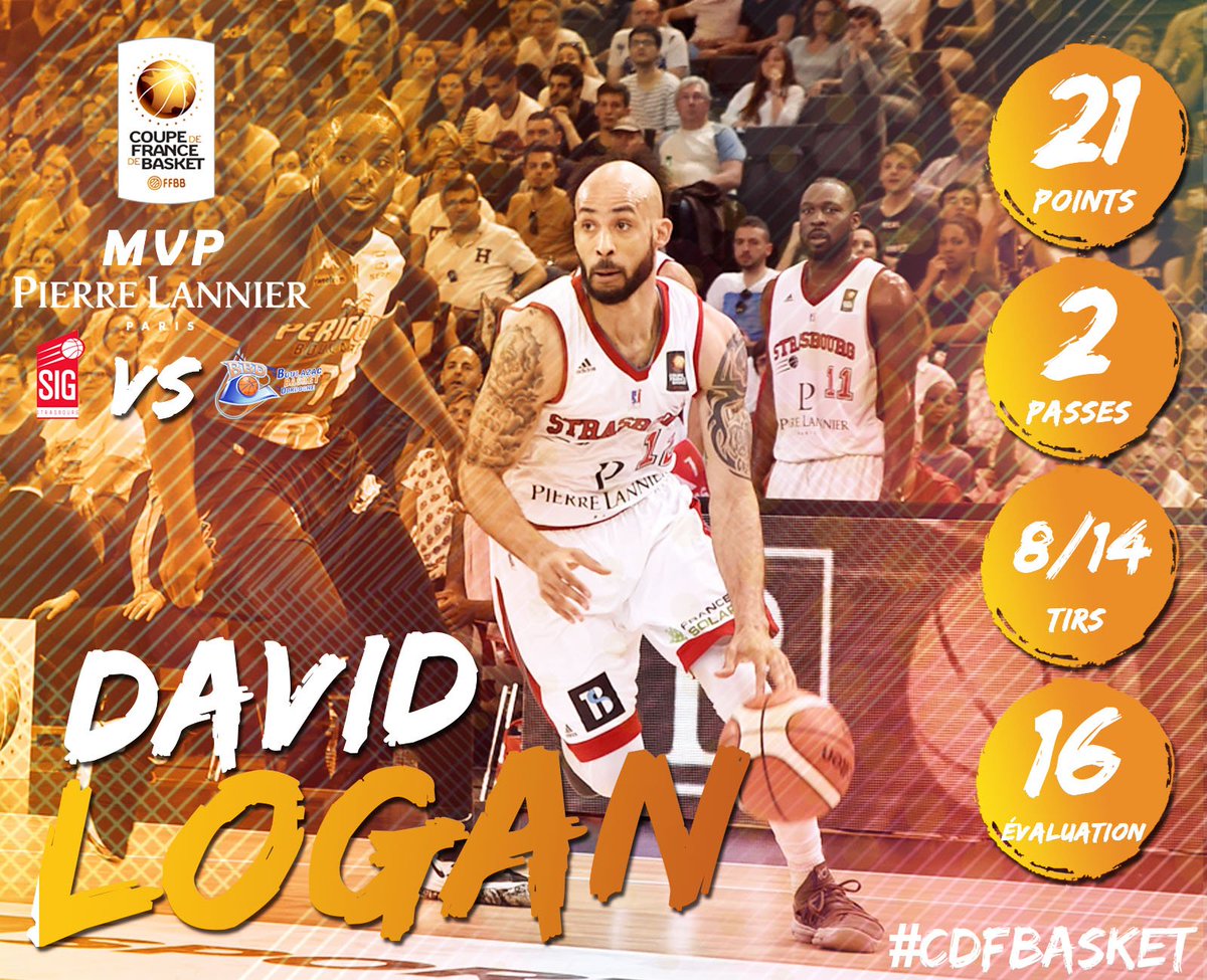 #CDFBasket David Logan <a href="/DatDude12/">David Logan</a> remporte le Trophée <a href="/Pierre_Lannier/">Pierre Lannier</a> après sa victoire avec la SIG Strasbourg 🏆🏀