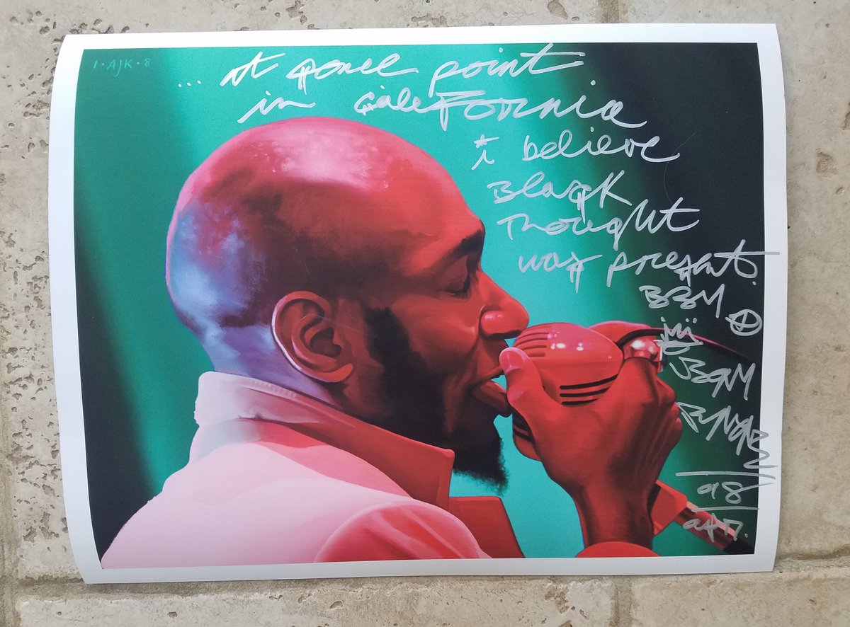 ajkatzart's tweet photo. Woah! @MosDefOfficial tagged, what I thought were lyrics, but may be a memory , on my artwork.  Incredible. @blackthought Does this ring a bell? @mADurgency @hiphopgods @HipHopGoldenAge @TalibKweli @TheAnthemDC @MrChuckD @madina_design @DJBoom_LV #ThankYou https://t.co/TnEMoudAgR