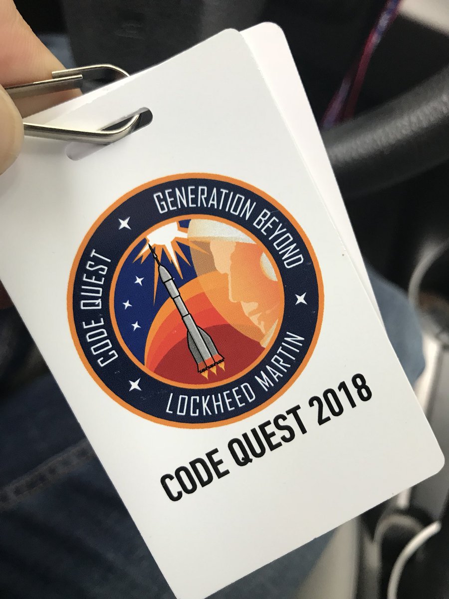 mrmac_edtech's tweet image. @Skyline_Raiders #csshs just competed at Lockheed Martin Code Quest 2018. #goodjob Fidel Tinajero and Sebastian Benitez #APCSPrinciples students