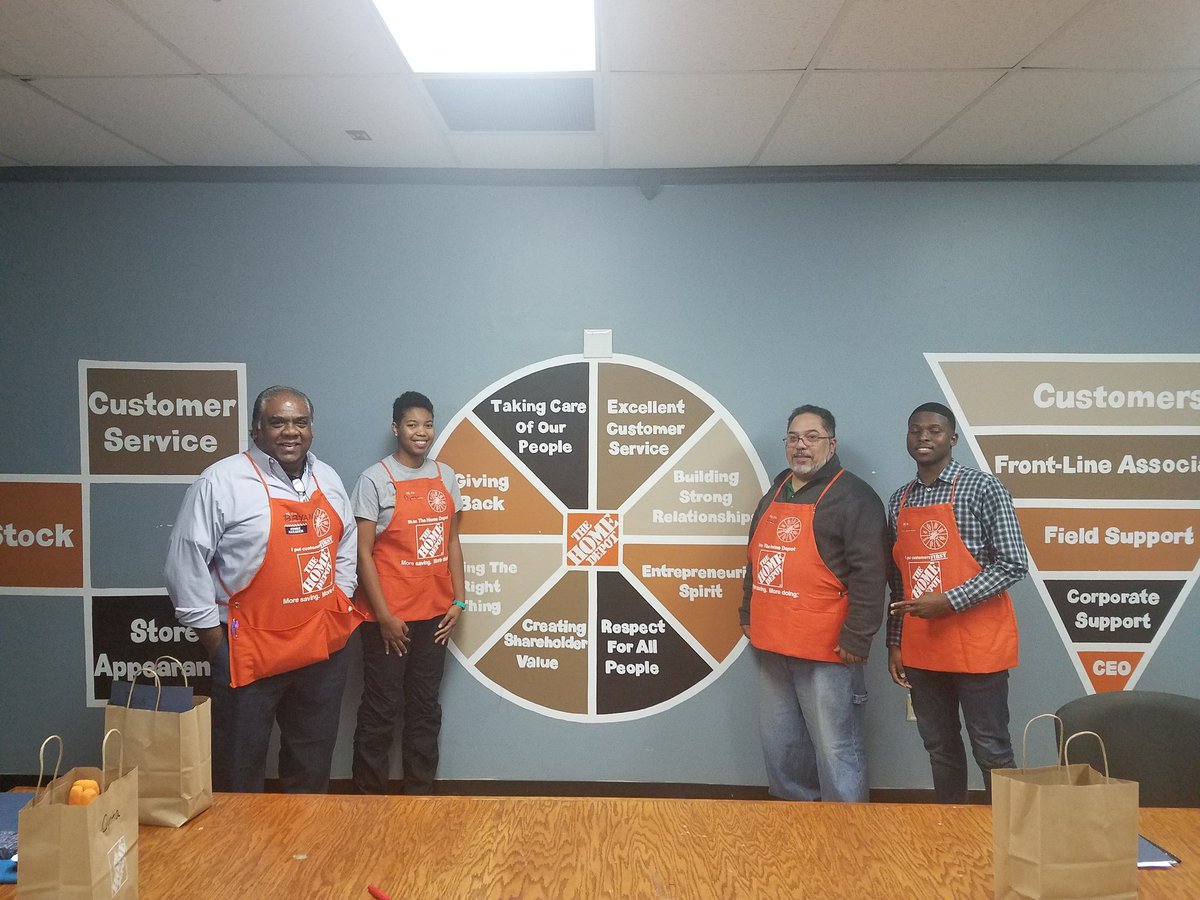 lance0151's tweet photo. 3 more excellent associates added to the Home Depot family today. The future is looking bright. @JessicaMitnaul @JoshuaMolnarHD @TerenceGreenHD @Brad_Peebles @kozel_jennifer @daniel_opene1 https://t.co/zUyAJfi3Nb