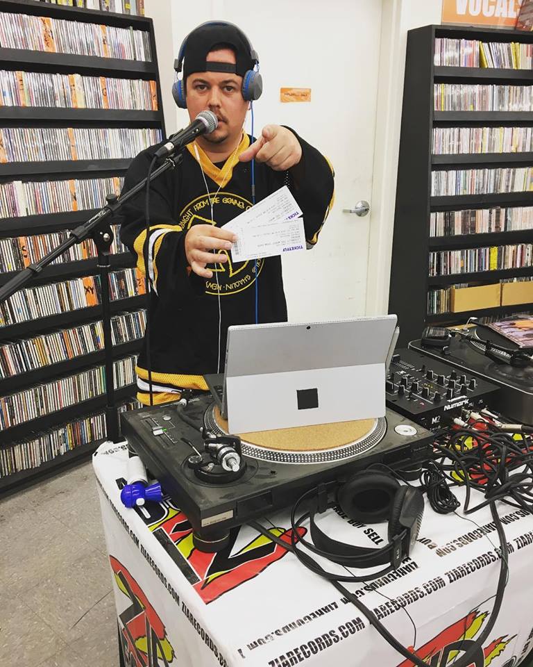 ZiaRecords's tweet photo. The illustrious DJ Aux Cord is spinning all the best R&amp;B at Zia Records Camelback and giving away tickets to @LTWSE at @CrescentPHX tonight! Roll through! #RSD18 https://t.co/IZH0YptJR7