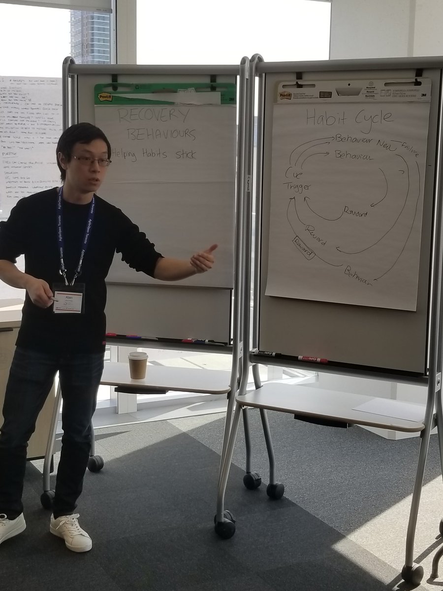 mkaufman811's tweet photo. Alan Chiang talking about habits, failures, and recovery behaviours at #toopenspace https://t.co/PAckd8zxpM