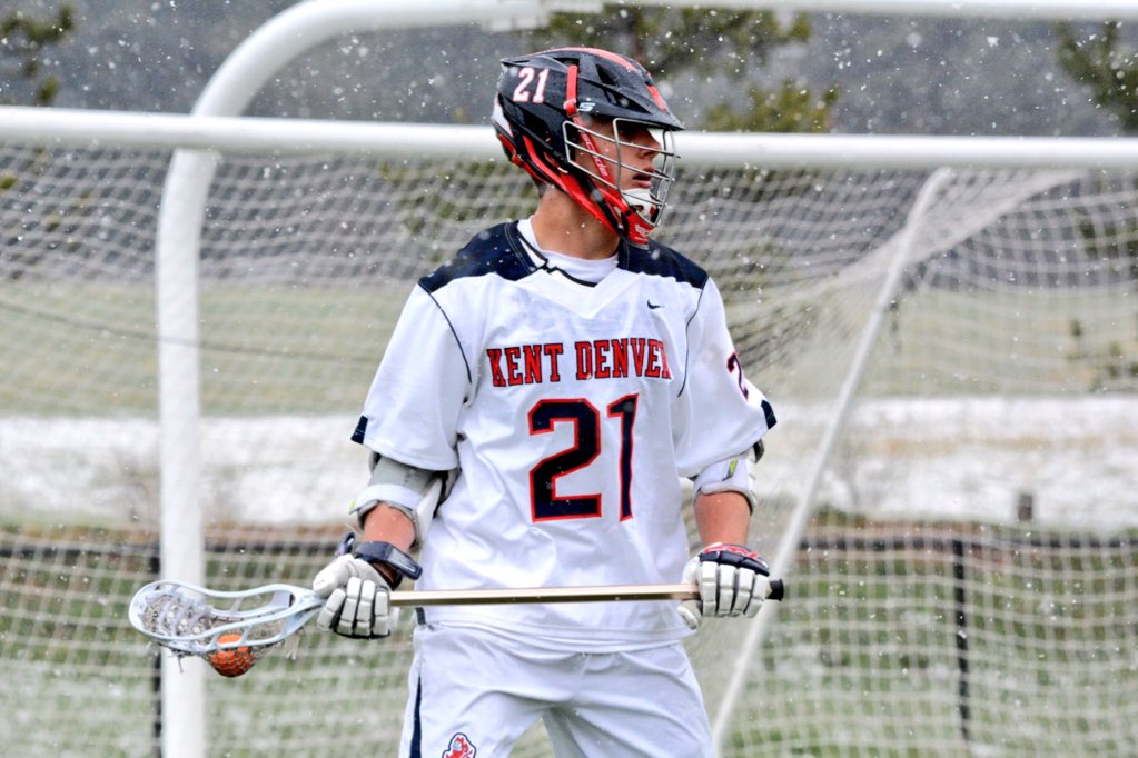 LaxRising's tweet photo. Out in Colorado, Kent Denver has a big 9-1 halftime lead on Mountain Vista in a rivalry game. Ryan Bergner leading the charge for the Sun Devils with a handful of points. #lacrosse #colorado #kentdenver #mountainvista (📷: @cvock) https://t.co/if2ac20xkk