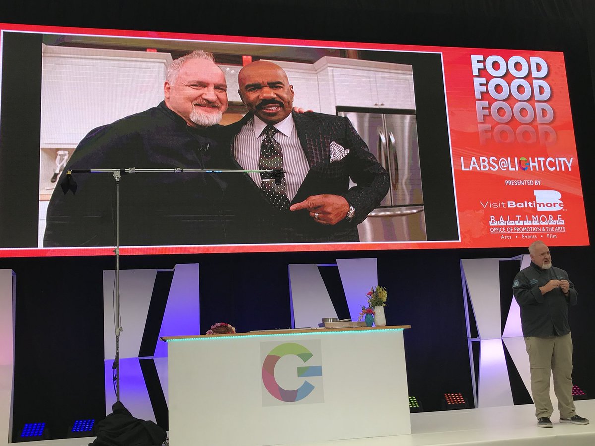 The <a href="/ChefArtSmith/">Chef Art Smith</a> is here at FoodLab. #LALC2018 #BeTheChange