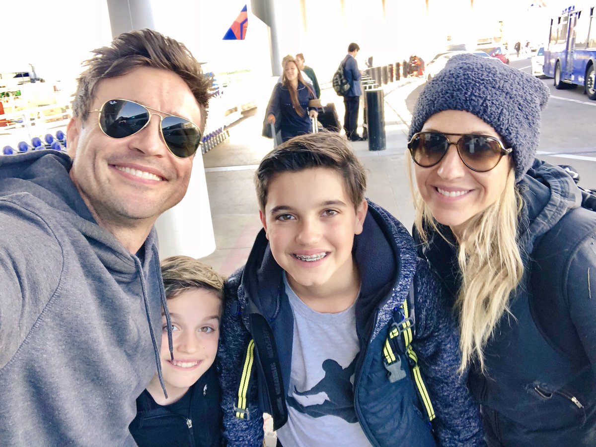 DanielGoddard's tweet photo. I don’t like goodbyes... never have. But I haven’t seen my dad in over 2 years and so I’m headed off to Australia for a bit.  I ❤️ you and will miss you every moment that I’m gone. #MyFamily #yr https://t.co/jwUPOmEu7Q
