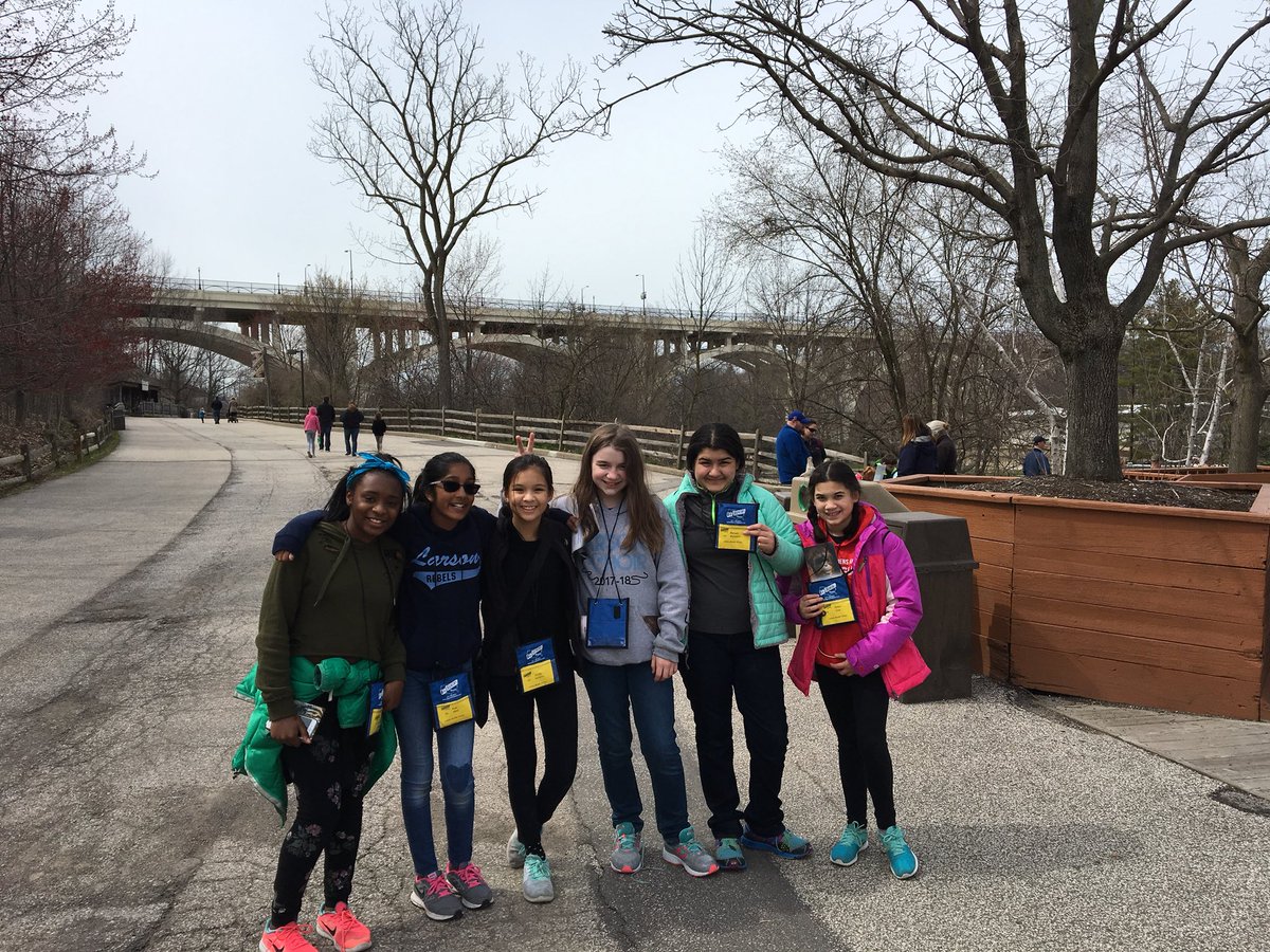 MsMcHughMathRox's tweet photo. Larson 6th graders visit the Cleveland Zoo! Cleveland Rocks! @LarsonMS https://t.co/xeCdKrLXH5