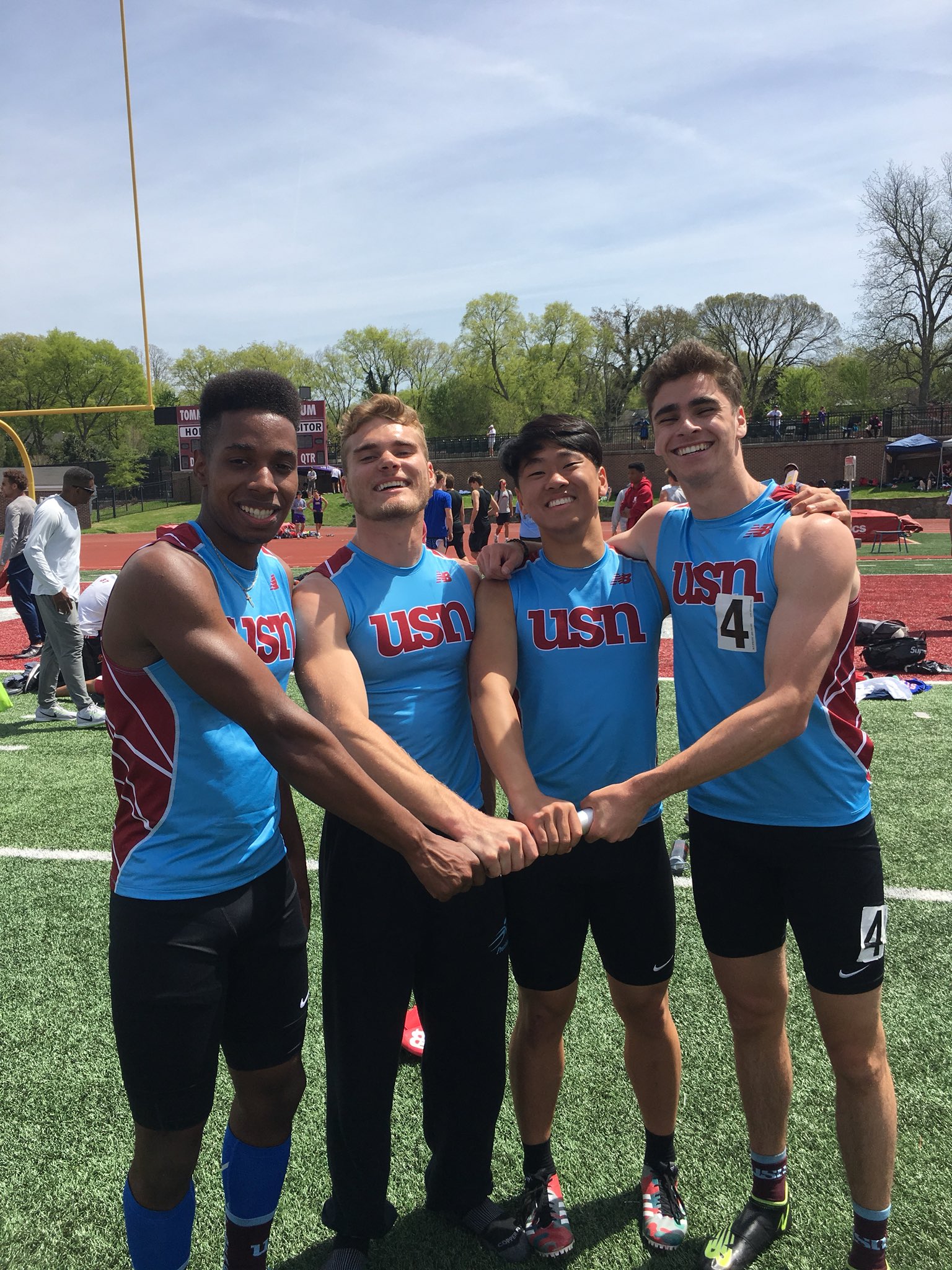 USN Sports on Twitter "Boys Sprint Relay champs at Doug Hall Relays in